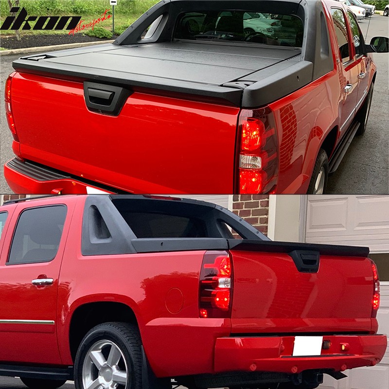 For 07-13 Chevy Avalanche Escalade EXT Tailgate Molding Trunk Protector Cover PP