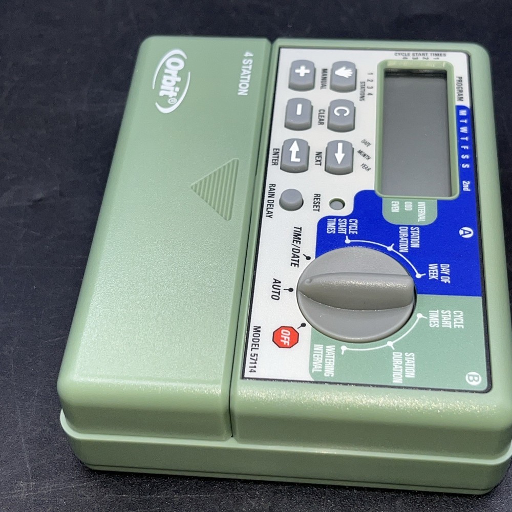 Orbit 57114 Water Master 4 Station Automatic Sprinkler System Timer No Plug