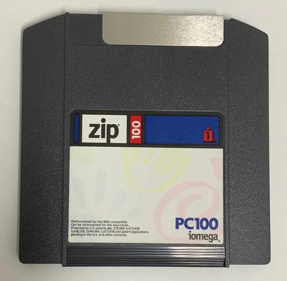 Iomega PC100 100 MB Zip Disk PC Formatted