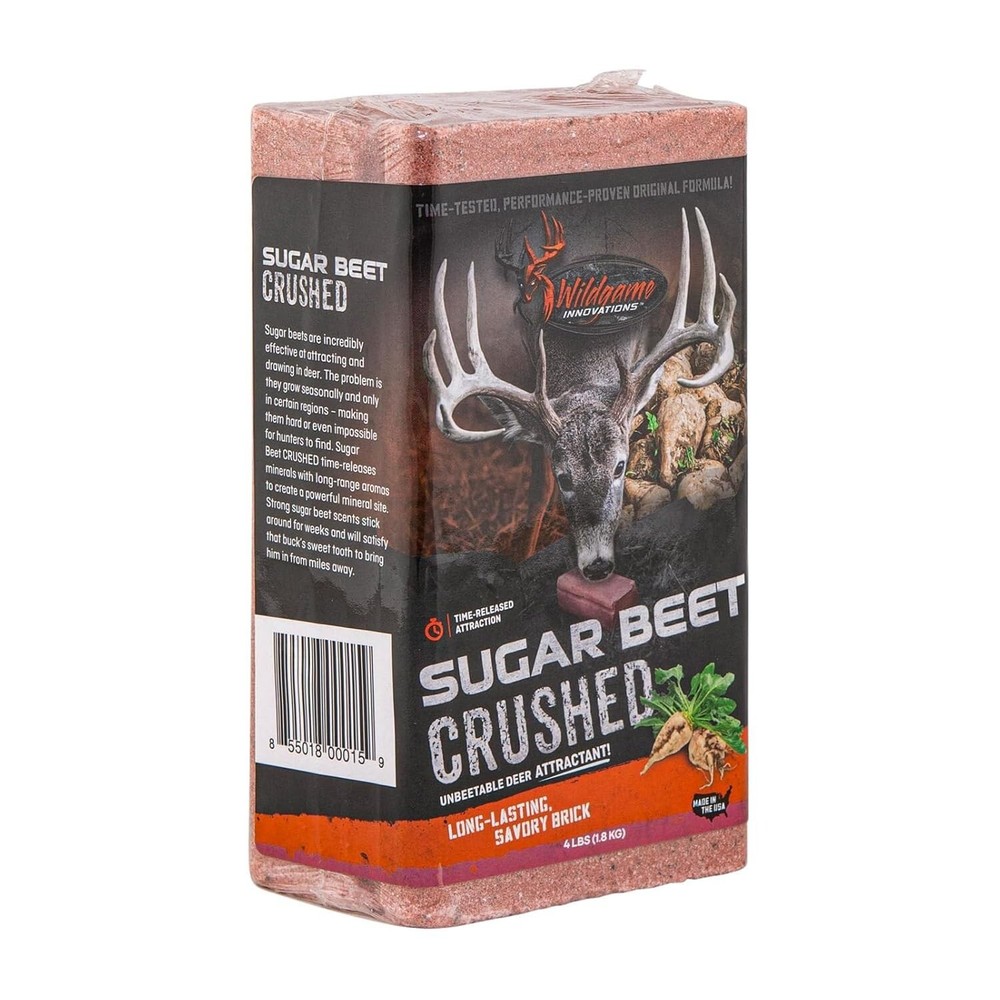 Mess-Free 4lb Sugar Beet Mineral Block – Effective Deer Attraction Solution