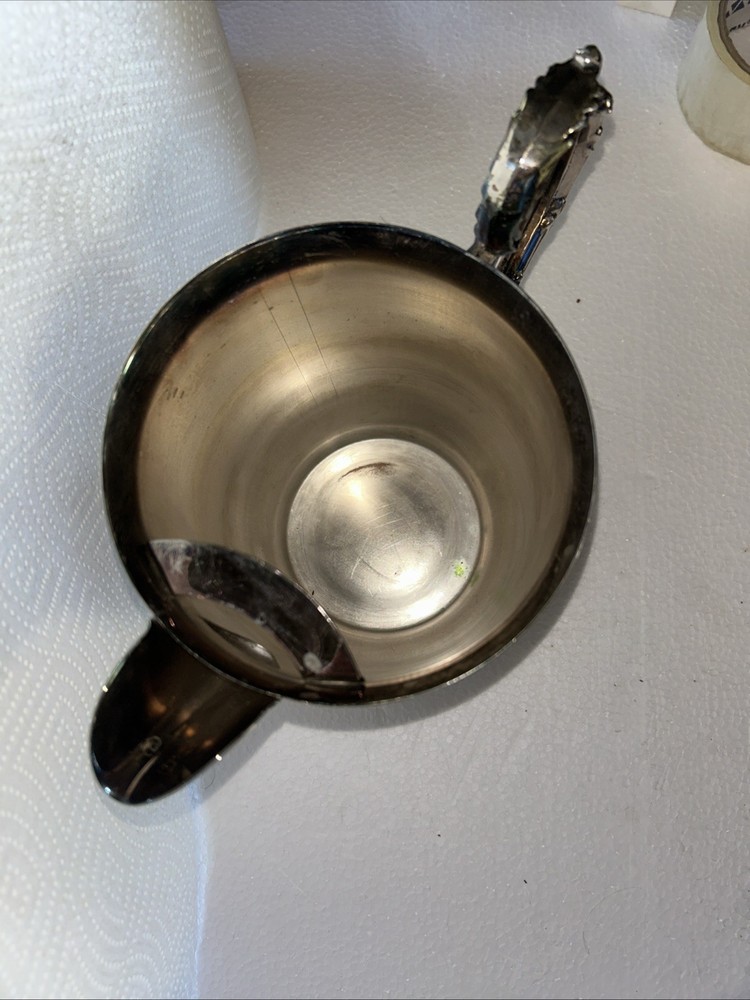 Vintage Sheridan silver on copper pitcher