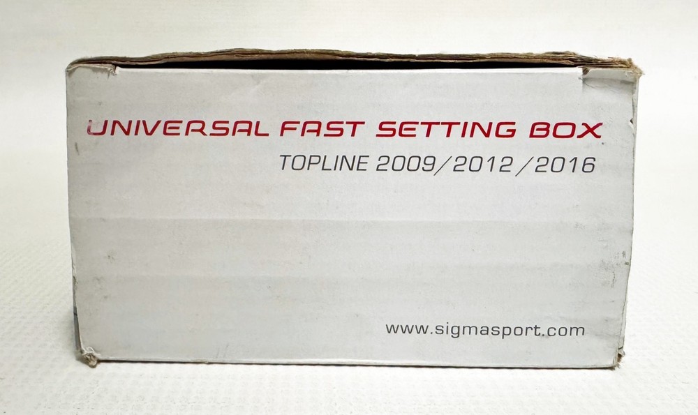 Sigma Germany Universal Fast Setting Box, Topline 2009 / 2012 / 2016