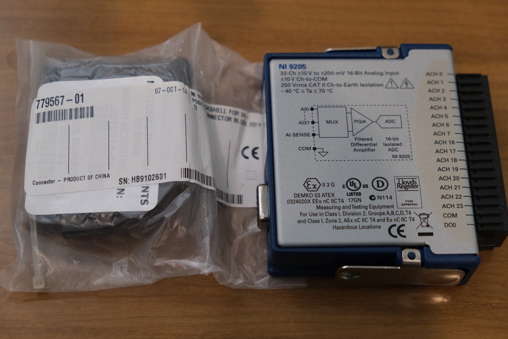 National Instruments NI-9205 DAQ Analog Input Module 32 Channels