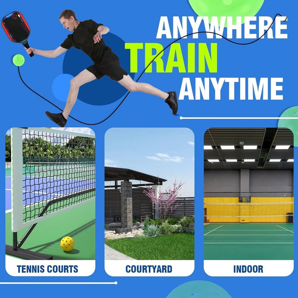 Match Buddy Trainer, Trainer with String, Easy to Use Rebounder for8355