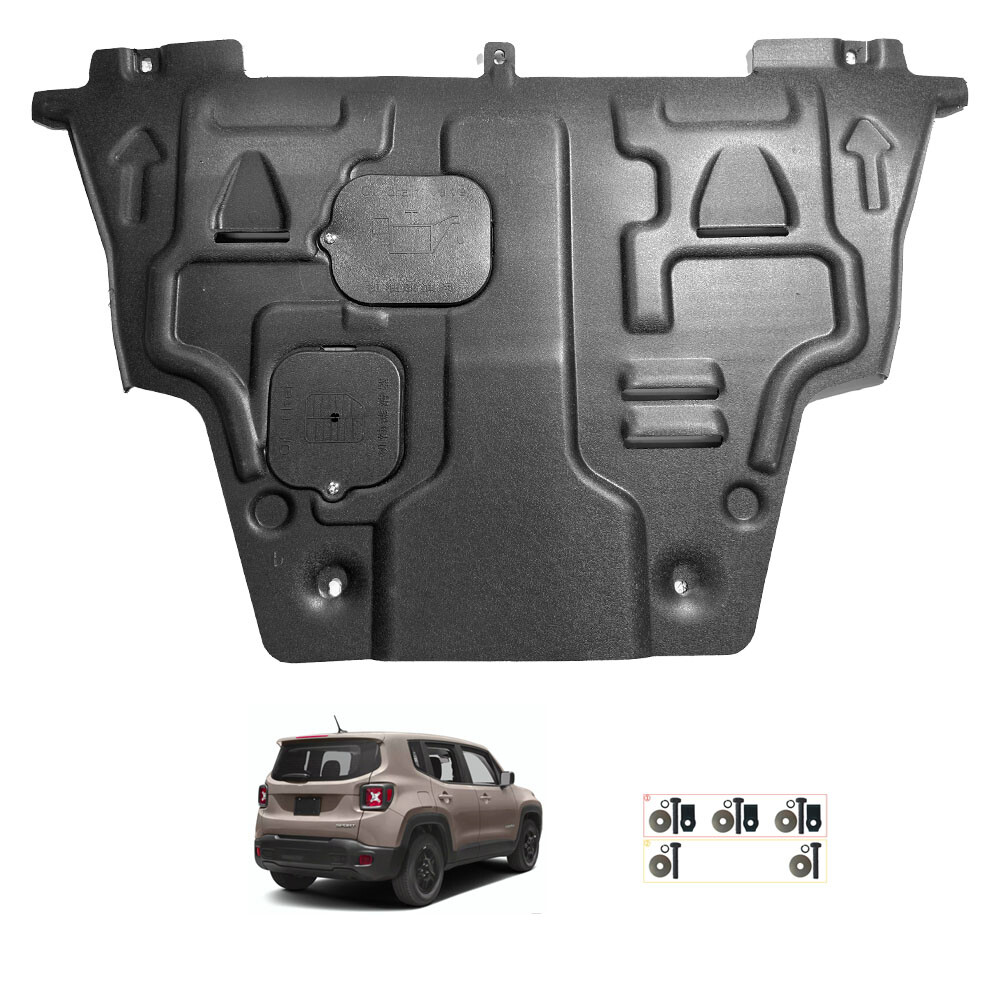 For 2015-2018 Jeep Renegade Engine Under Cover Front Splash Shields
