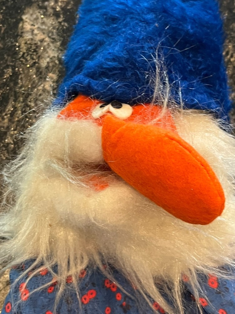 Vintage PUPPET FACTORY Felt Old Man Muppet Puppet 1978
