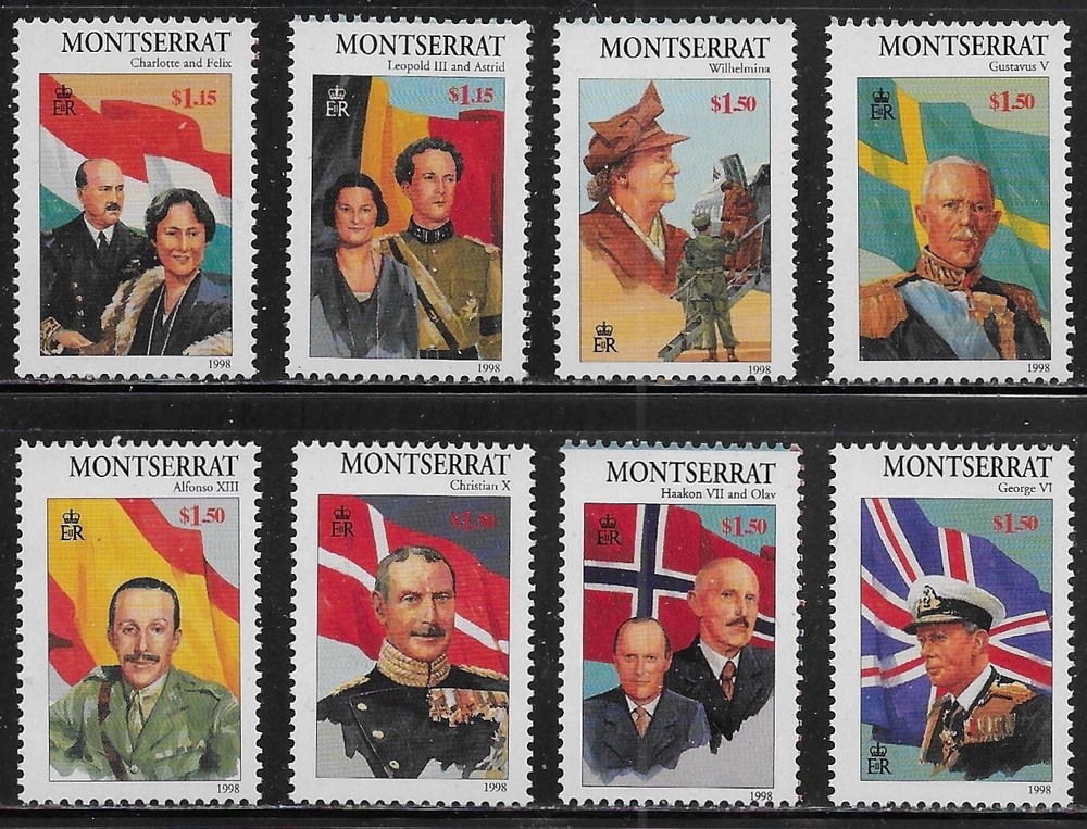 Montserrat Scott #'s 946 - 953 MNH