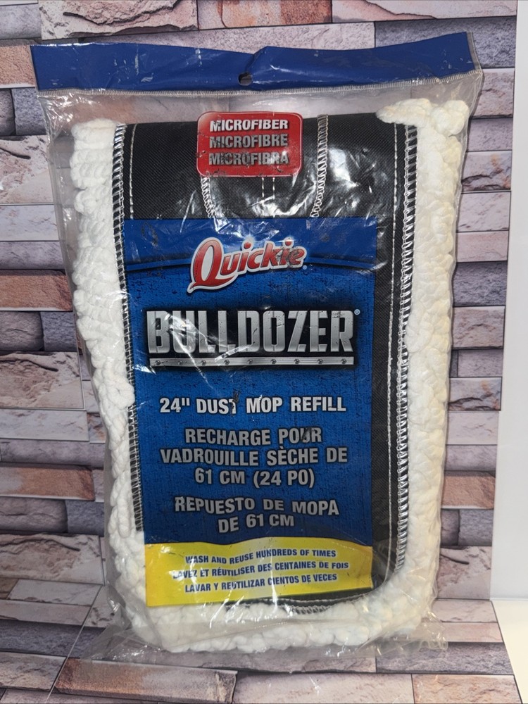 Quickie BULLDOZER Microfiber 24" Dust Mop Refill