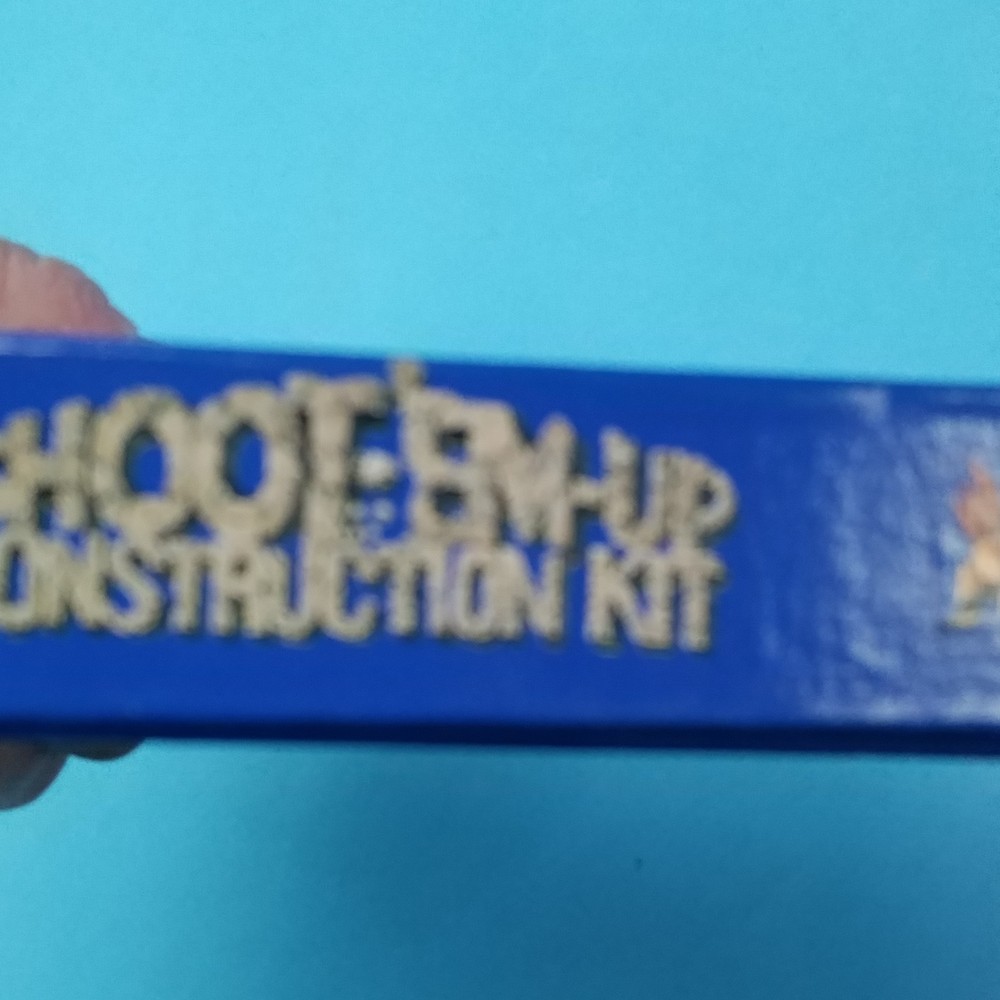 Shoot Em Up Construction Kit Box & Manual for Commodore Amiga Computer, 2 Disks