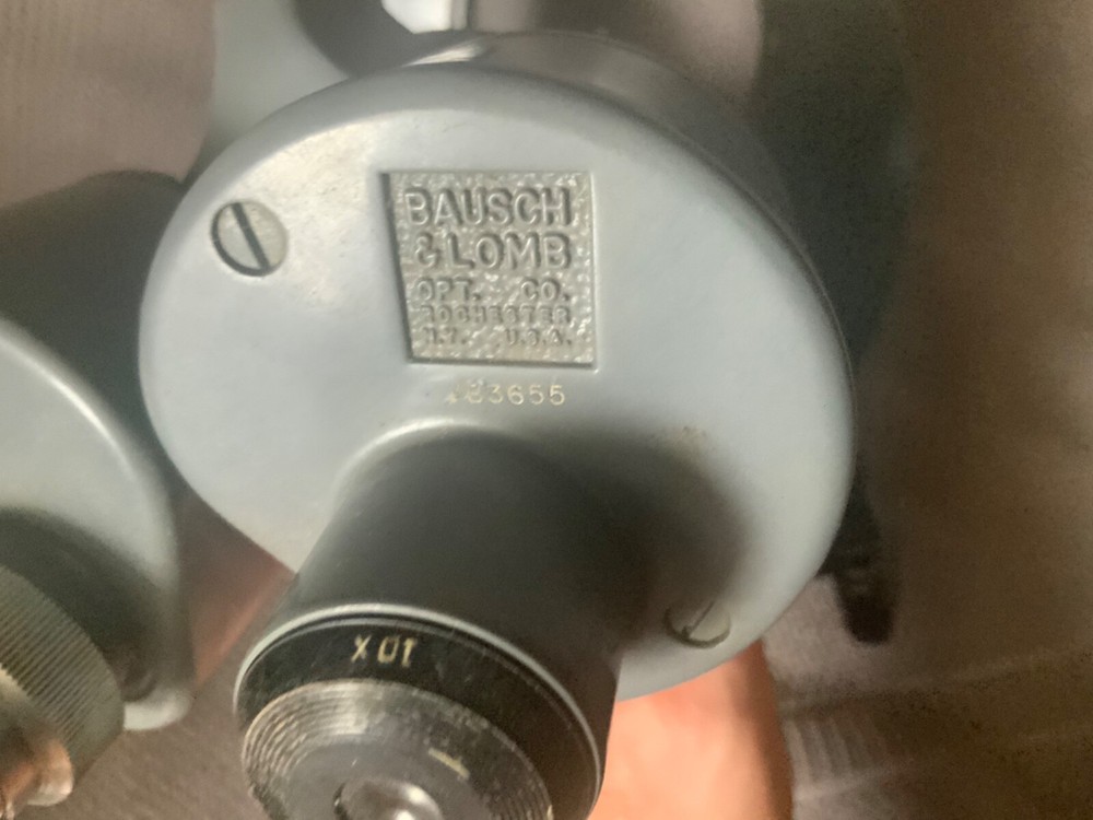 Vintage Bausch & Lomb Binocular Microscope - 10x, Original Box