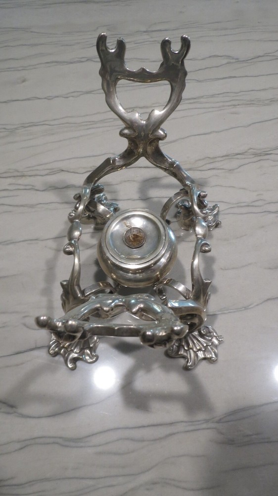 Massive Water Kettle Dresden 800 Silver By Eckert Germany 120 oz.