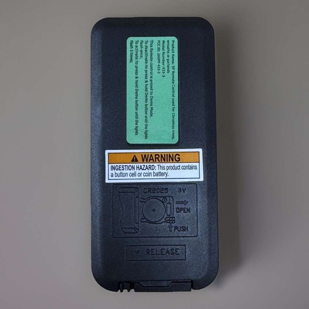 RF Remote For Christmas Tree