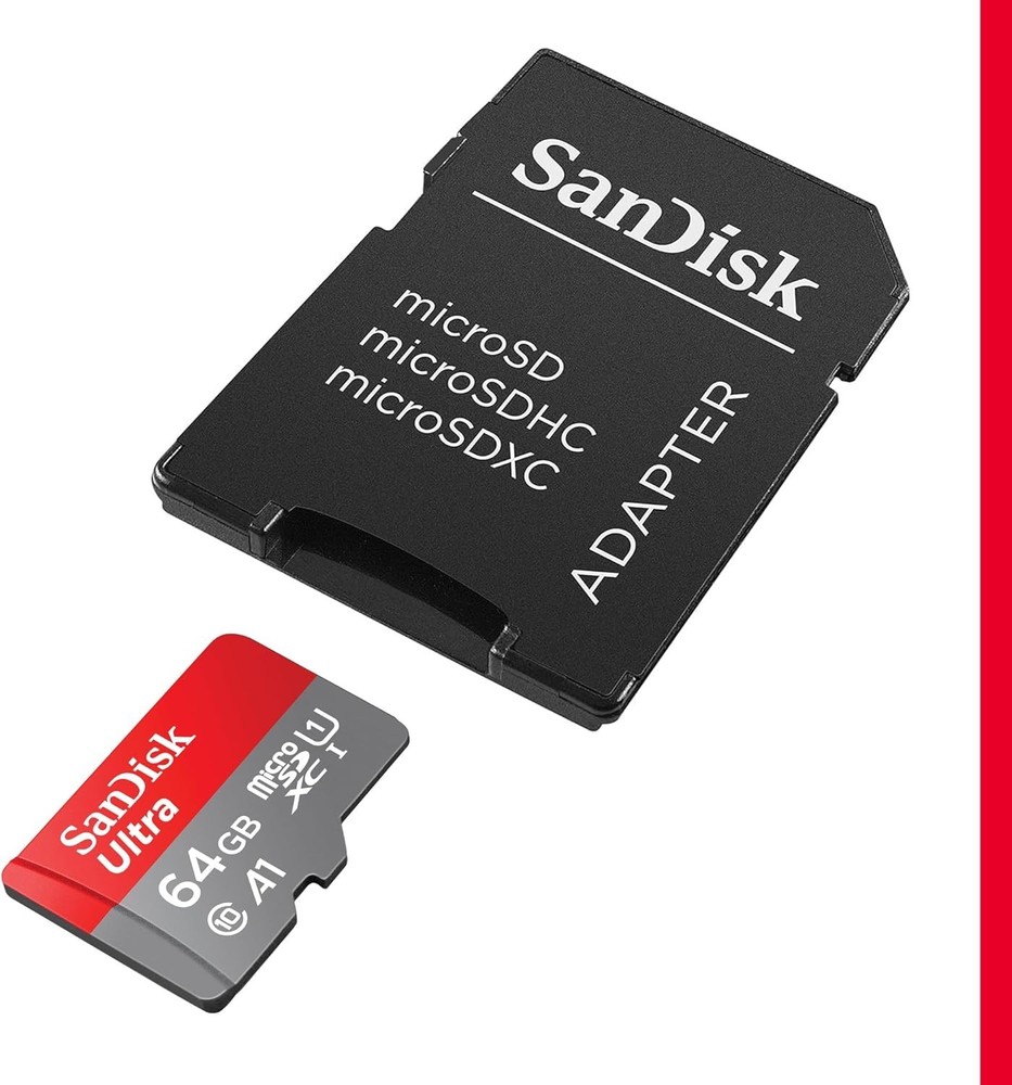 SanDisk Ultra PLUS 64GB microSD Memory Card