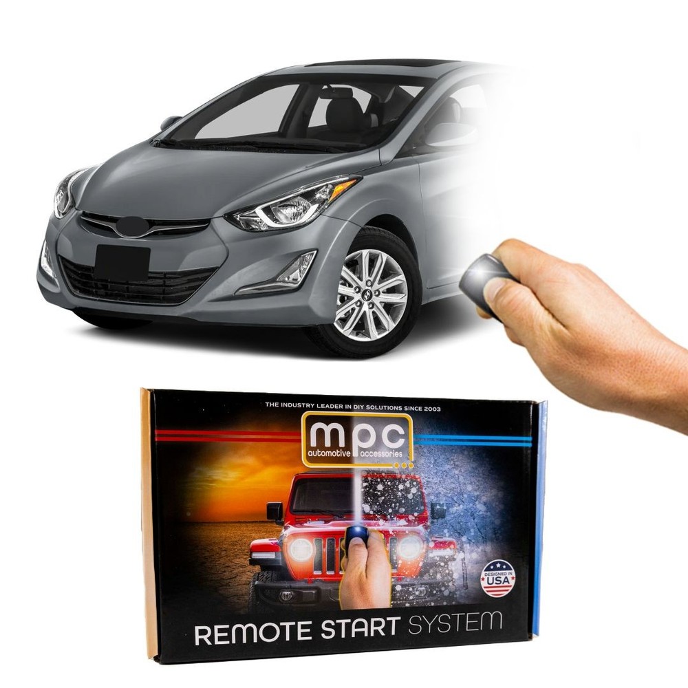 5-Button Extended Range Remote Start Kit For 2014-2016 Hyundai Elantra