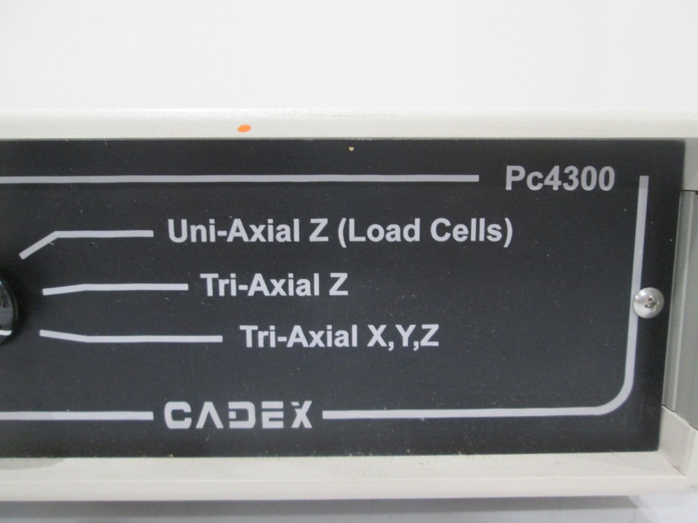 Cadex, Pc4300, Control System Center, Used