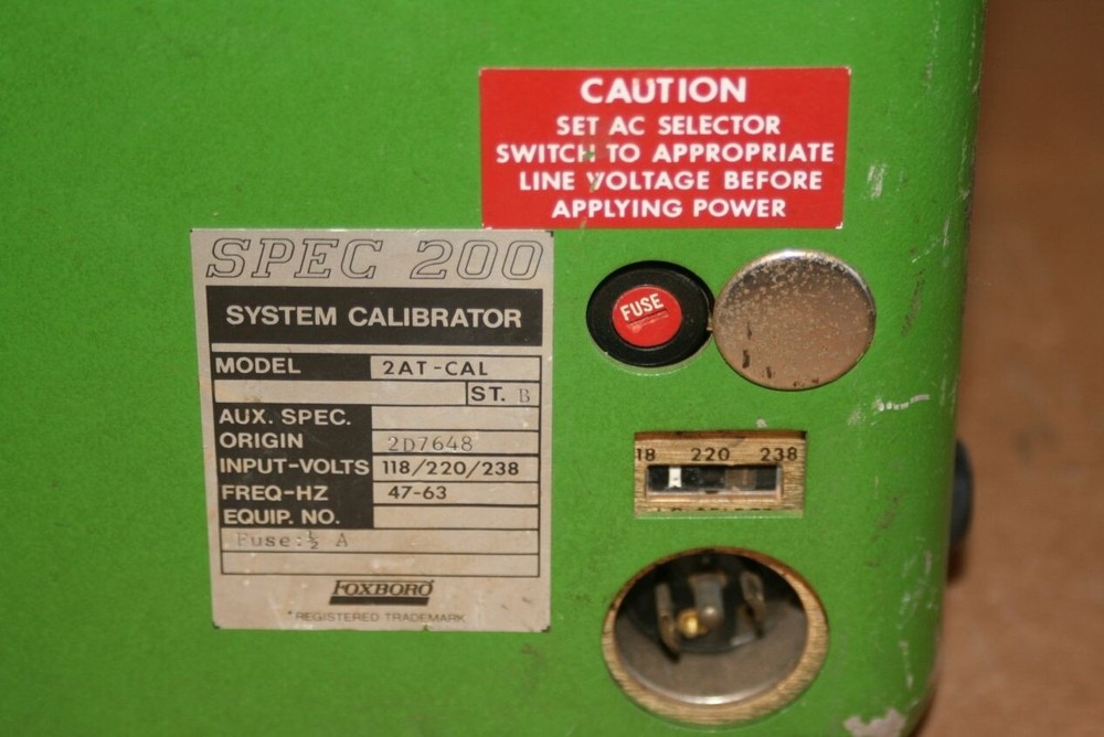 Invensys Foxboro 2AT-CAL Spec 200 System Calibrator