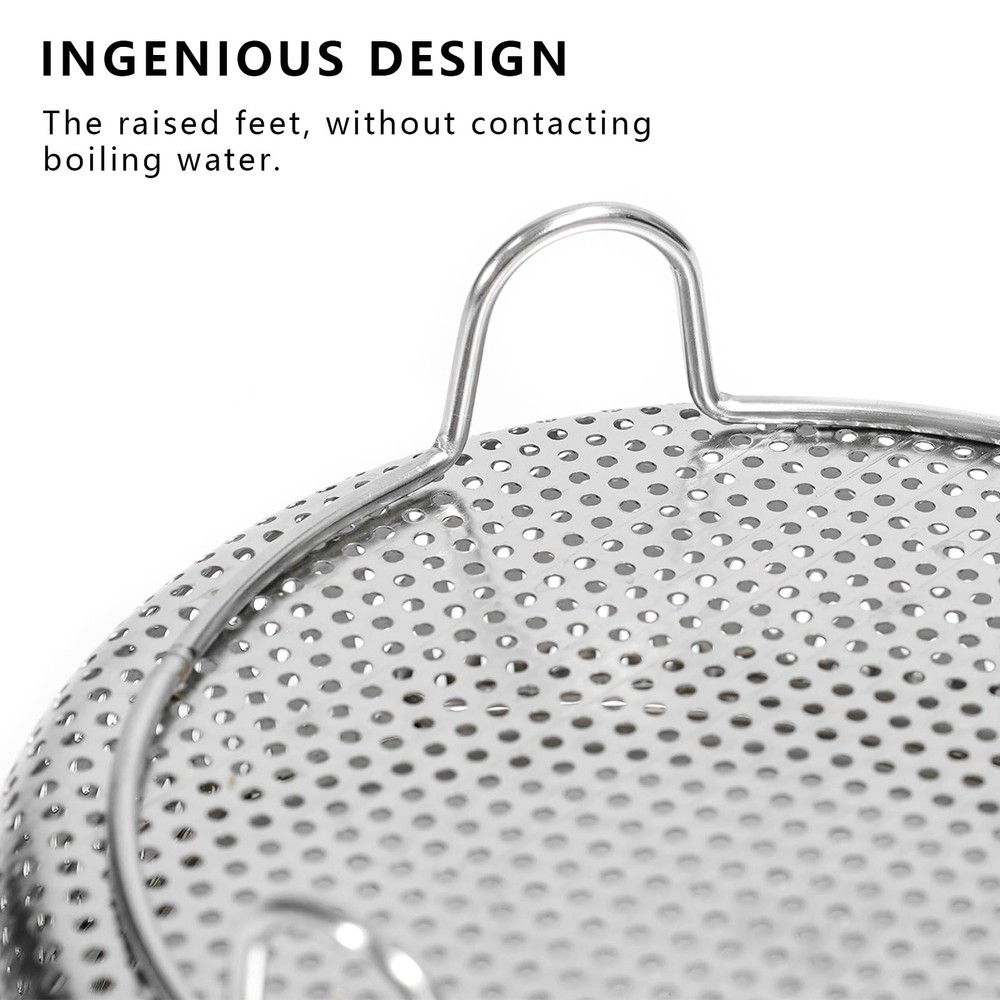 ICEICE Stainless Steel Steamer Basket Vegetable & Dumpling Steamer Insert fo...