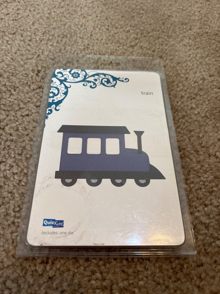 Train Engine Quickutz Thin Metal Die REV-0110 NEW!