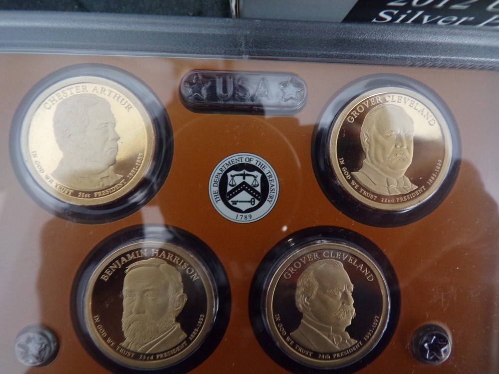 2012 s Silver Proof Set. Penny has nice Red Tint,