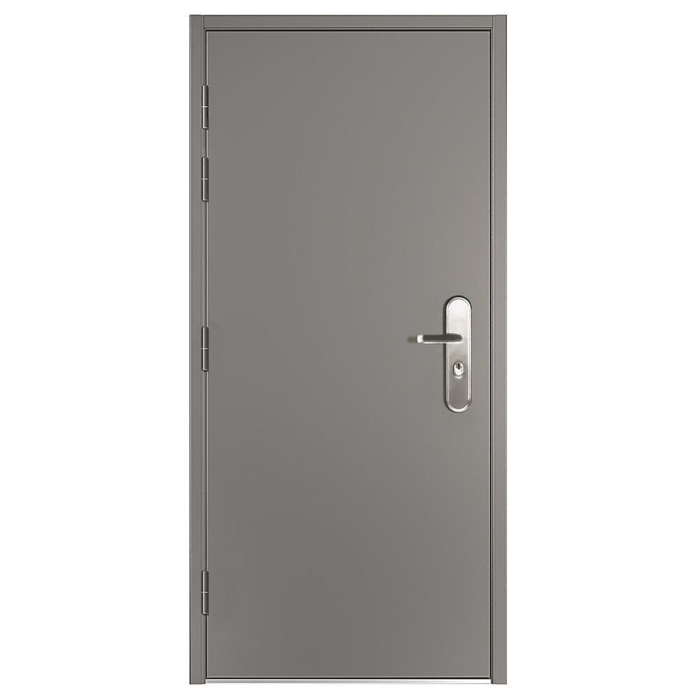 Quick Mount Steel Security Door 29" with Frame and Accessories
