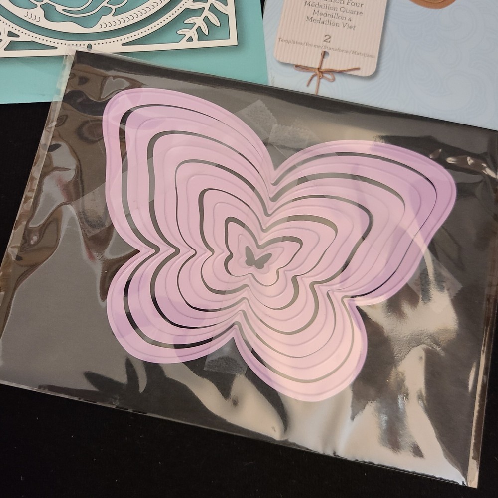 Lot Metal Cutting Dies Sizzix Thinlits Butterfly Noric Xmas Rose Frame Flower