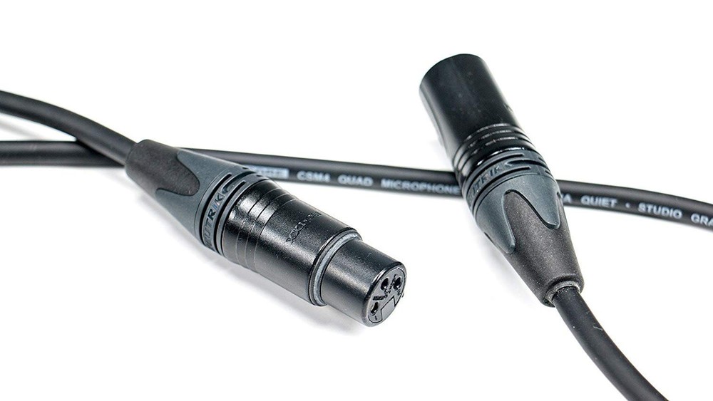 Elite Core Premium Studio-Grade Microphone Cable | Braided Shield, Quad...