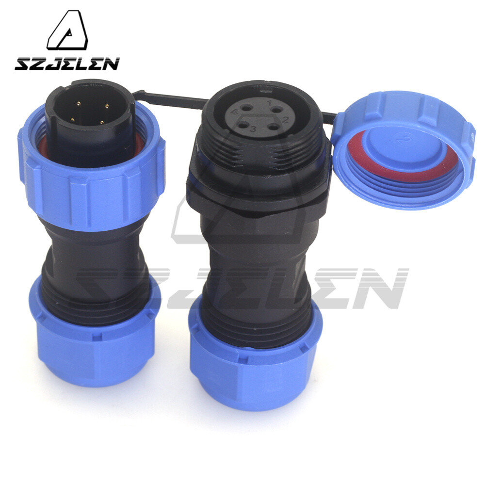 SP17 4Pin Avation Cable Connector Plug Socket,Electrical Power Wire Connector