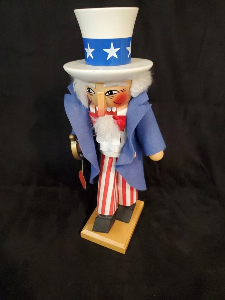Nutcracker Full Size Uncle Sam w/ Sword - Made West Germany Fireworks Festivals