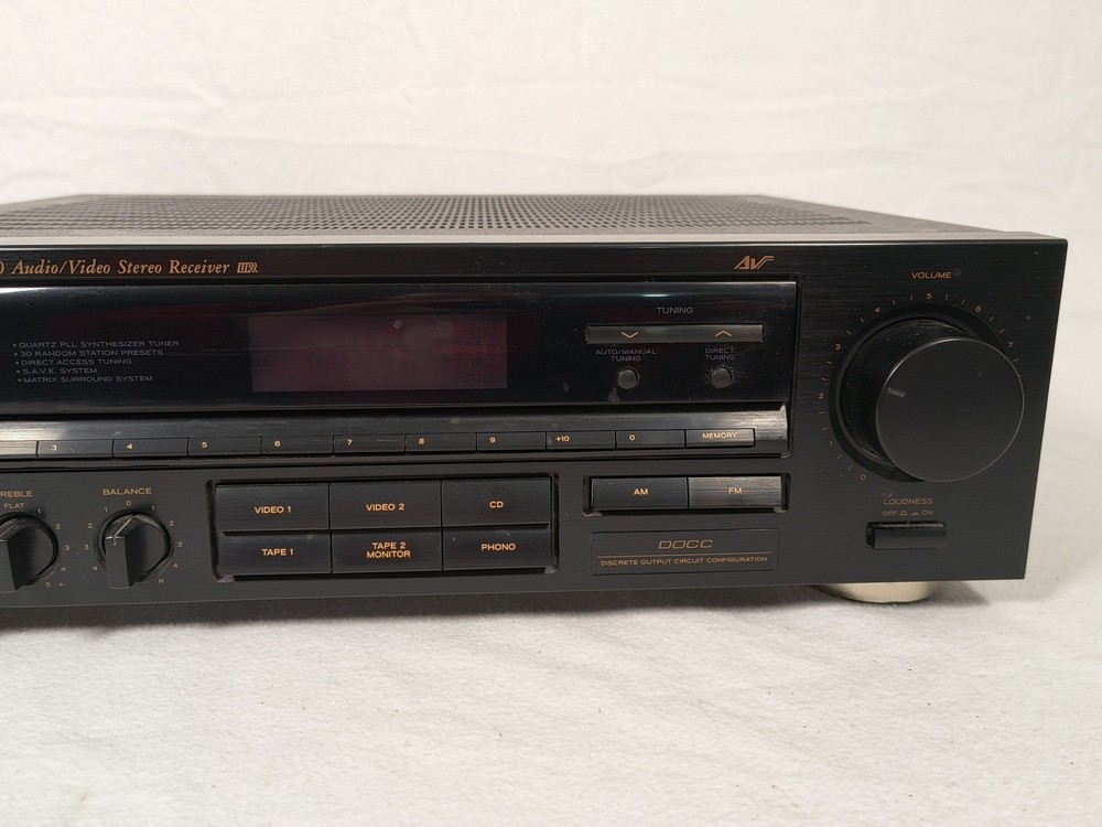 Teac AG-VS900 Audio/ Video Stereo Receiver Bundle With Remote Tested Working