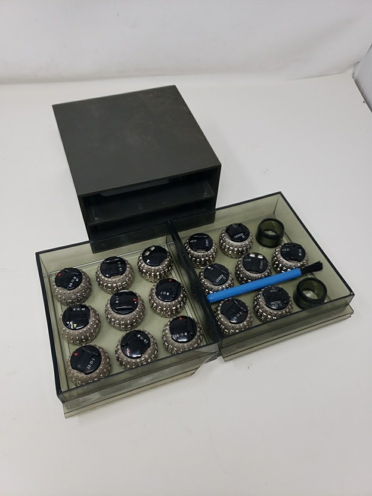 IBM Selectric Typewriter Ball Head Elements Case