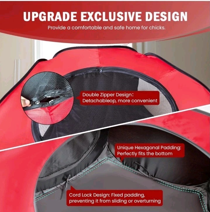 Chicken Brooder Box for Chick Starter Kit - 10 * 12inch Brooder Heating Plate...