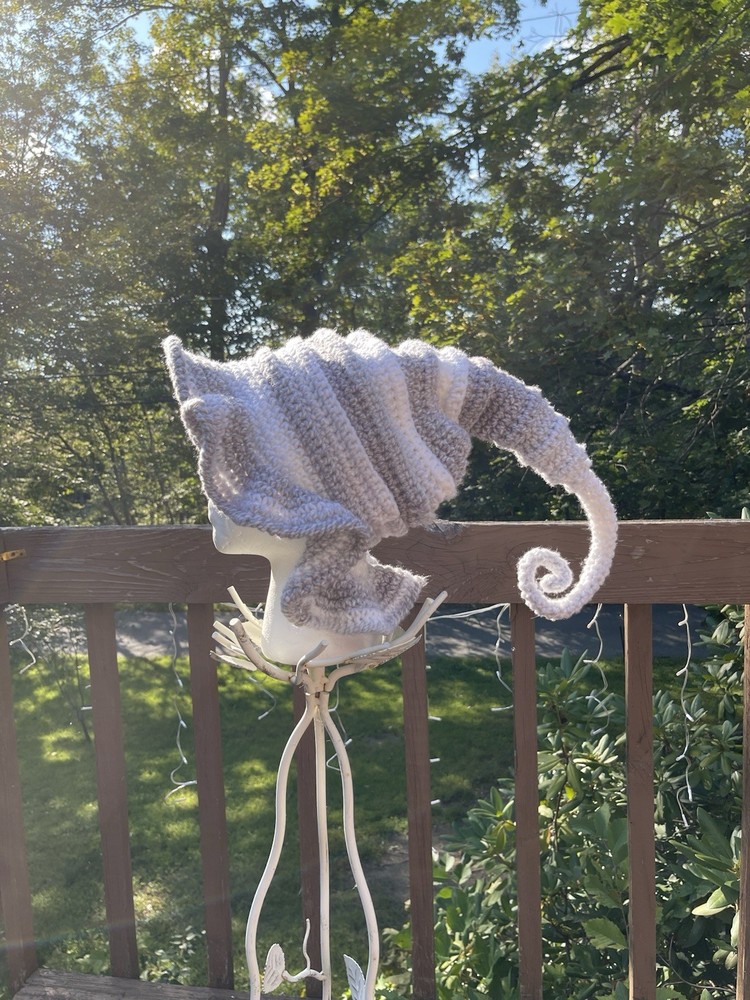 Twisted Witch Hat - Crocheted handmade