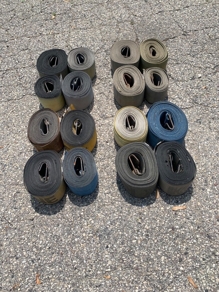 4" Flat-Hook Semi Truck Load/Winch Straps