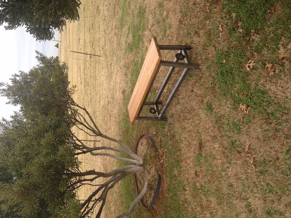 Hand Made Rustic Bench