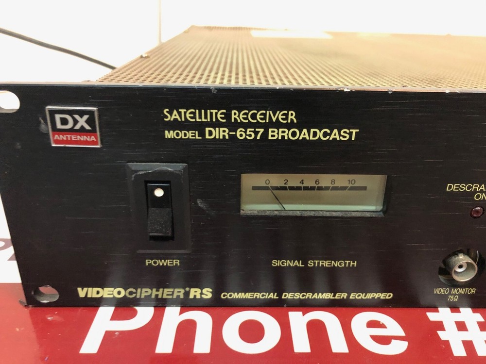 DX ANTENNA DIR-657 BROADCAST SATELLITE RECEIVER
