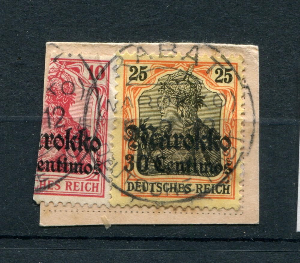 Dpm - Rabat Type 2 No. 50. From post Office Card, Partly Solved (Kol-28)