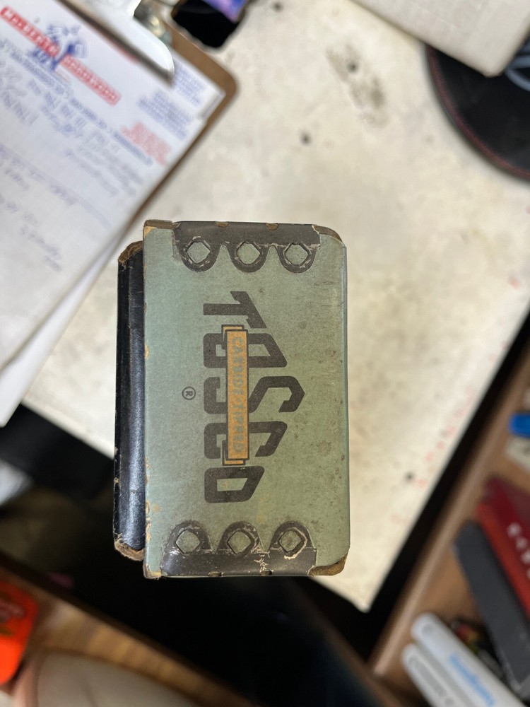 vintage industrial cardboard box from Tosco tools