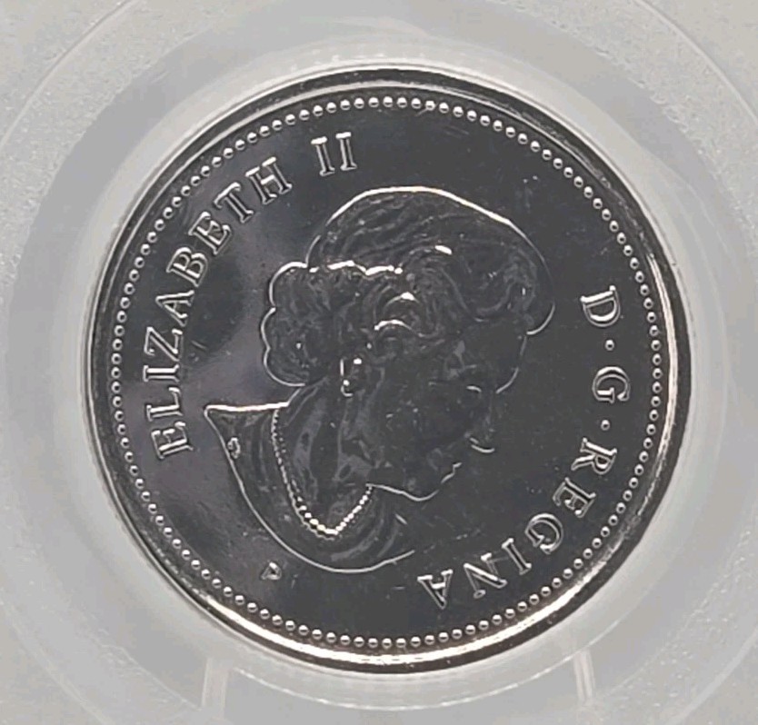 2004-P CANADA 25 CENT MOOSE PCGS MS67