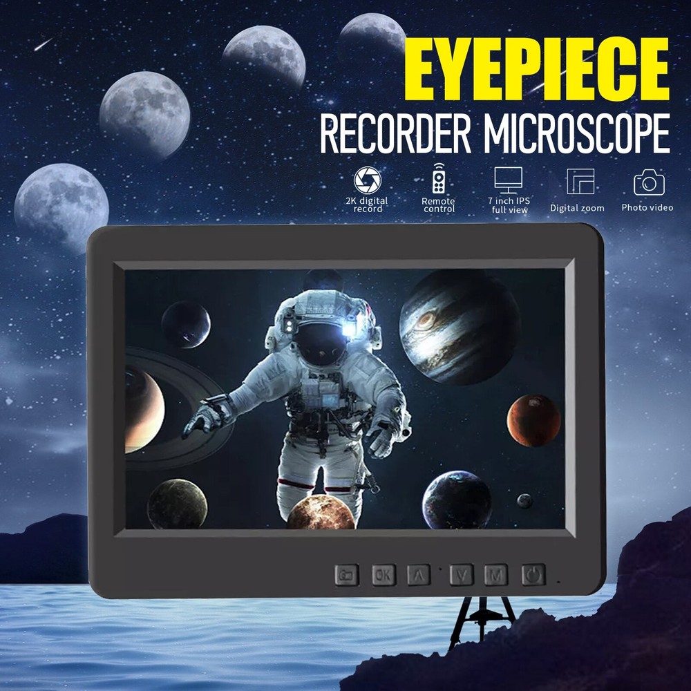 New 7" IPS Display Screen WiFi Astronomical Telescope Electronic Eyepiece Camera