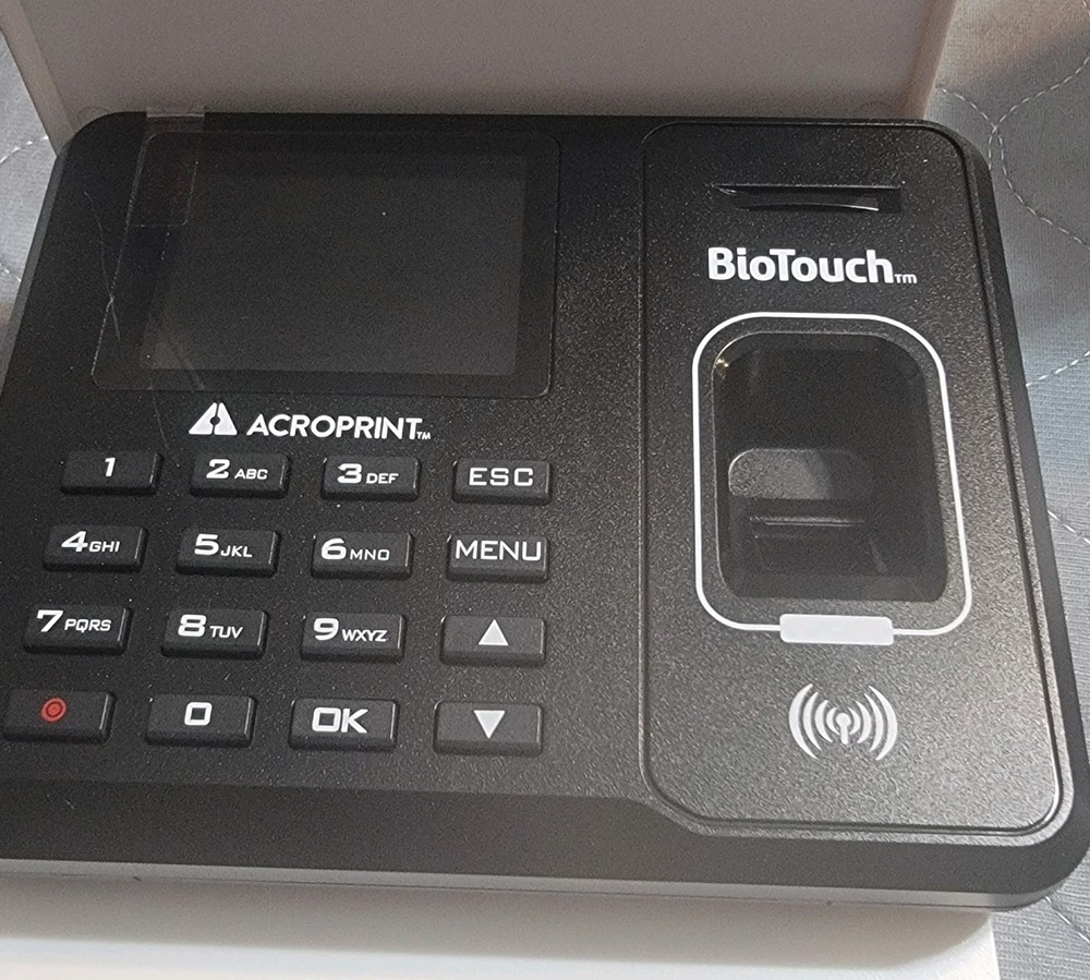 Acroprint BioTouch Standalone Fingerprint Time Attendance