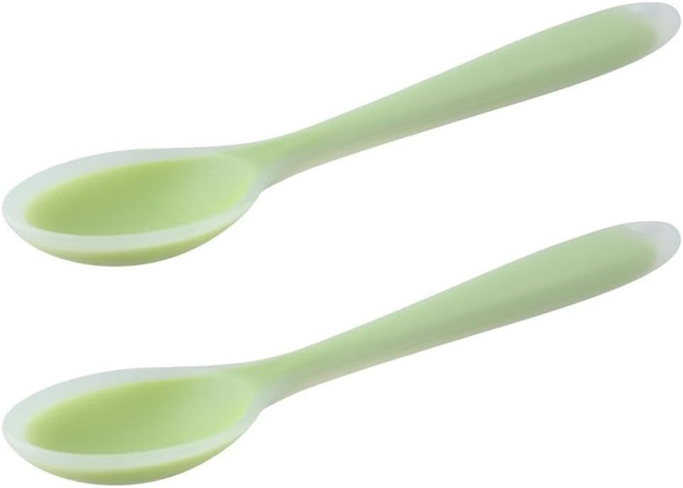 Silicone Dinner Spoon, Multi-purpose Surrounding Transparent Design Sof...