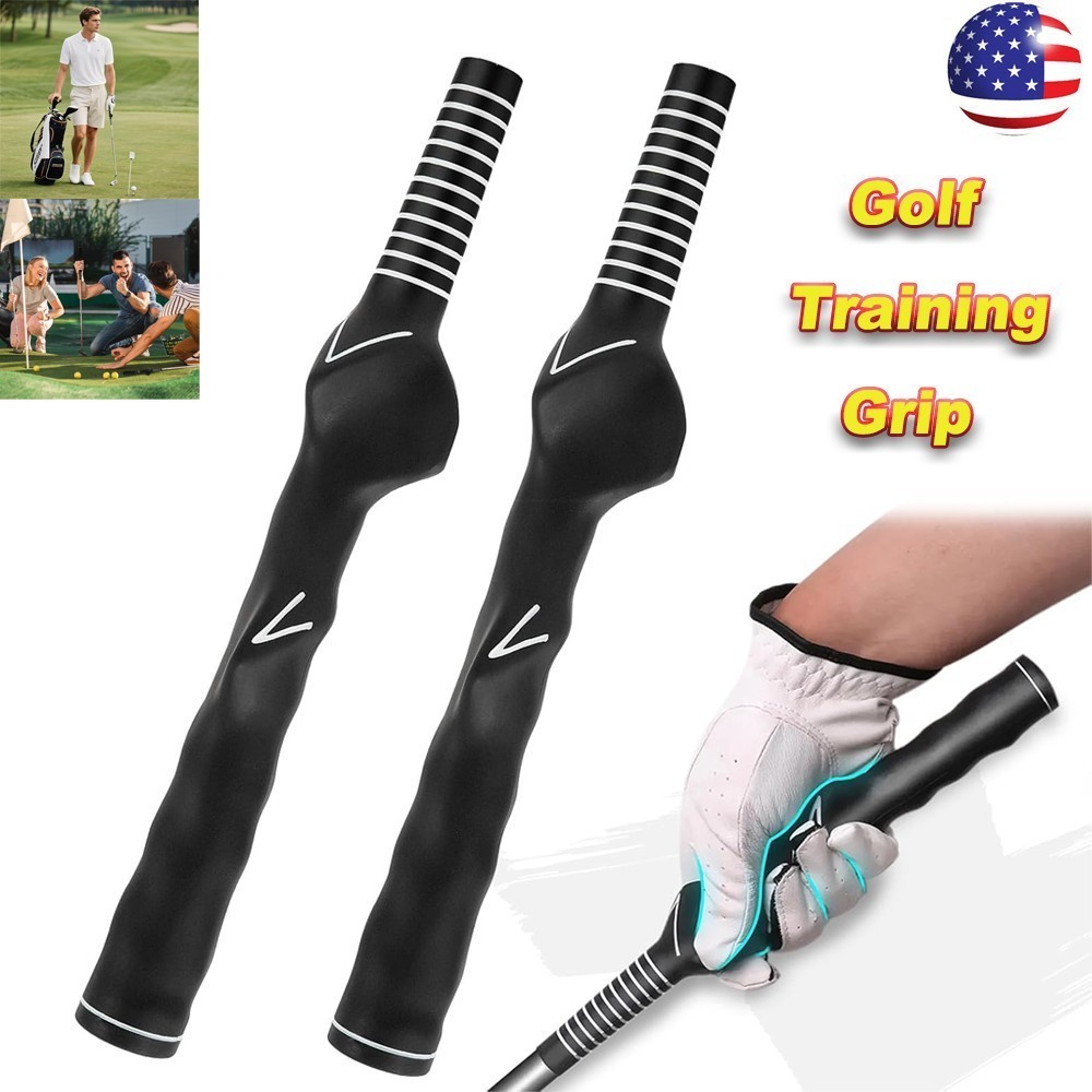 2pcs Right-Hand Golf Swing Training Grip Junior Training Golf Grip Swing Trainer