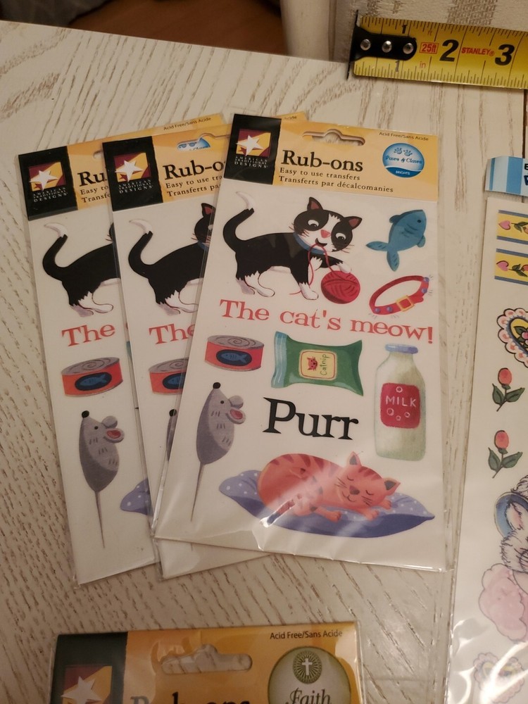 Rub On Transfers Lot