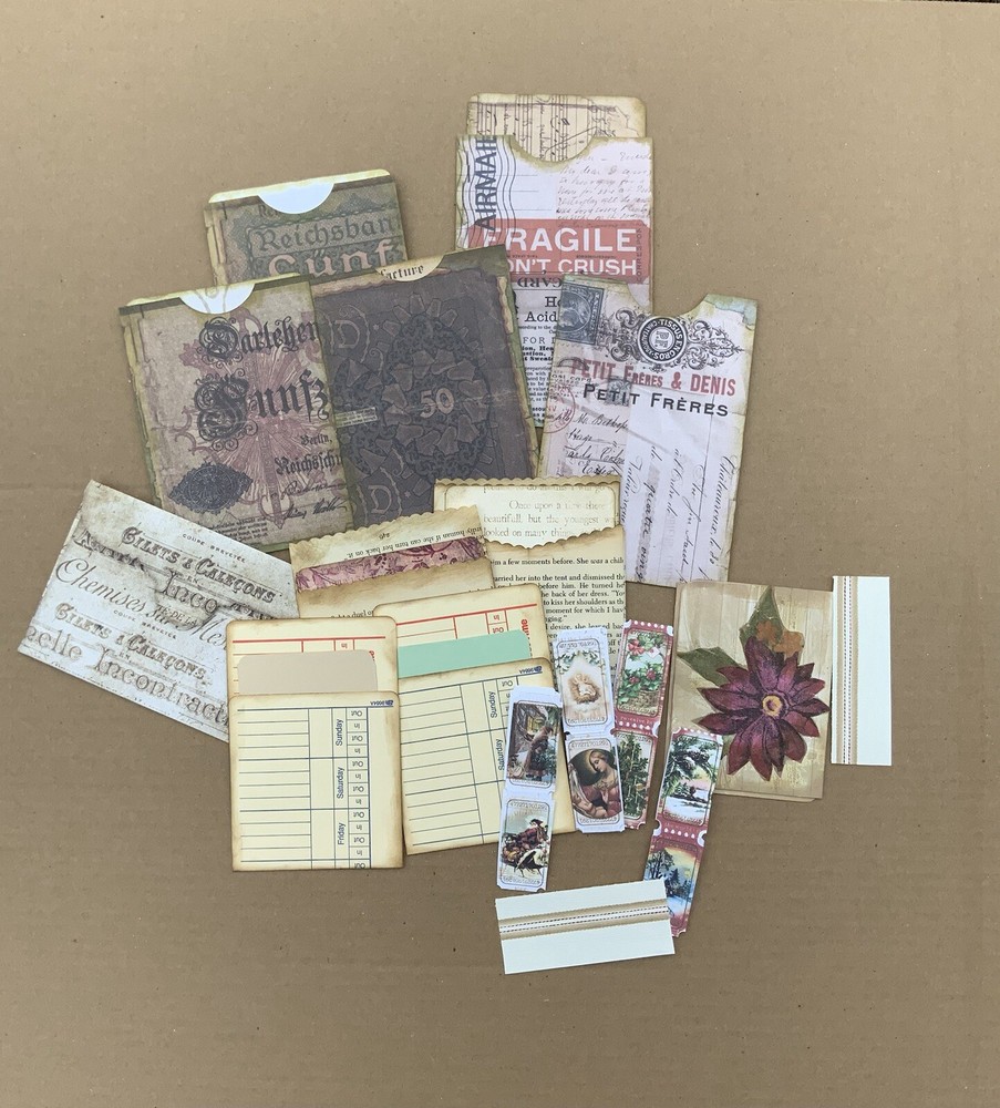 Handmade Christmas Junk Journal Kit