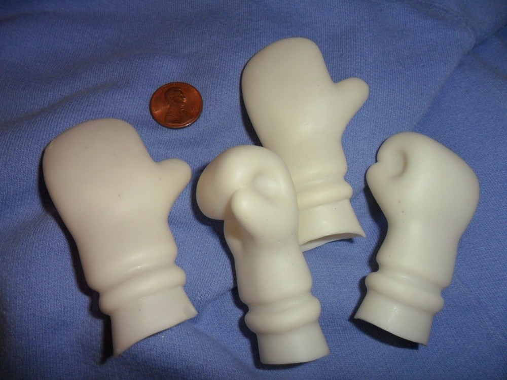 Vintage Vinyl Mitten Hands