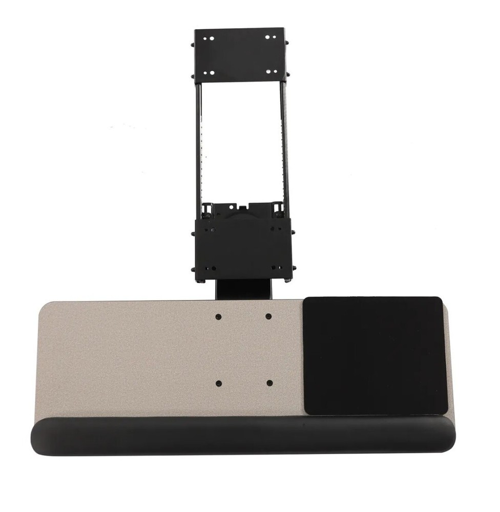 Adjustable Keyboard Tray Ergonomic Design Under Desk Mount Mouse Platform Tray