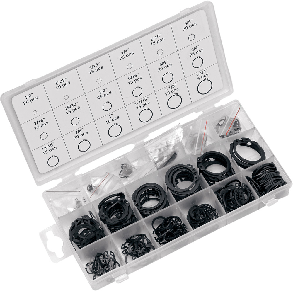 PERFORMANCE TOOL Snap Ring Assortment 300-Piece W5212