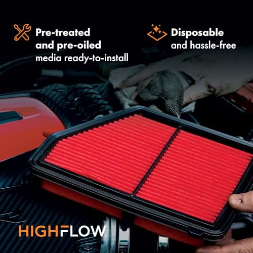 High Performance, Pre-Oiled Disposable Engine Air Filter PA99223X | HIGHFLOW