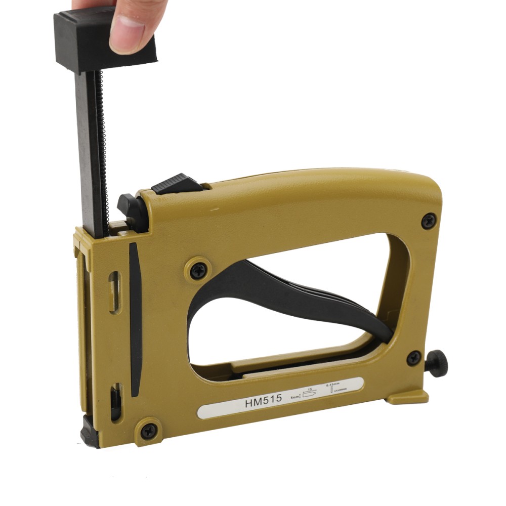 Hand Picture Frame Stapler Point Driver Gun w/1000 Flex Points Manual Framing