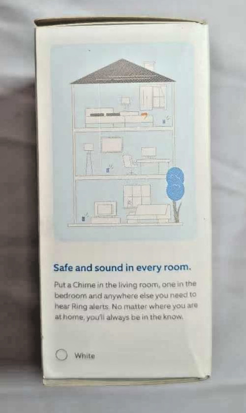 Ring Chime 2nd Generation Plug In Chime for Ring Devices/Alarm System 5F67E9